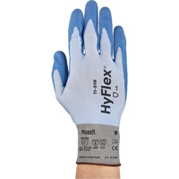 Gants Hy-Flex 11-518, Taille Petit/7, Calibre 18, Rev&ecirc;tement Polyur&eacute;thane, Enveloppe en Dyneema, ASTM ANSI niveau A2/EN 388 niveau B Superchem Industries