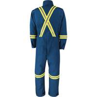 Combinaison de luxe Dupont Nomex IIIA, Taille 3T-Grand (grande taille), Bleu royal, 6 cal/cm² Superchem Industries