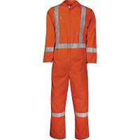 Westex UltraSoft&reg; Unlined Contractor Coveralls, Size 2X-Large, Orange, 8.7 cal/cm² Superchem Industries