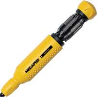 Original SHAFTLOK 15-in-1 Multi-Bit Screwdriver, 8-37/50" L, Textured Handle Superchem Industries