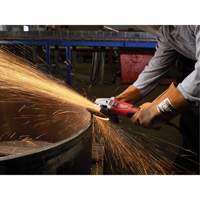 Small Lock-On Angle Grinder with Shroud Slide, 5", 12 A Superchem Industries