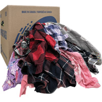 Wiper Rags, Flannel, 10 lbs. Superchem Industries
