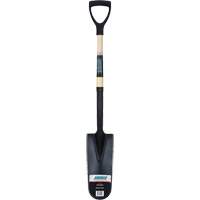Heavy-Duty Drain Spade, Carbon Steel, 16" x 6" Blade, 29" L, D-Grip Handle Superchem Industries