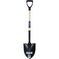 Round Point Shovel, Tempered Steel Blade, Hardwood, D-Grip Handle Superchem Industries