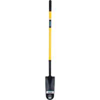 Drain Spade Shovel, Tempered Steel, 14" x 6" Blade, 46" L, Straight Handle Superchem Industries
