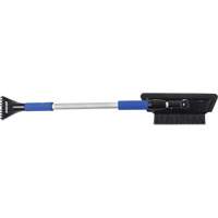 Snow Brush, Telescopic, EVA Foam Blade, 48" Long, Black/Blue Superchem Industries