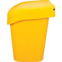 Salt & Sand Storage Bins, With Hasp, 21" x 27" x 26", 4.24 cu. ft., Yellow Superchem Industries