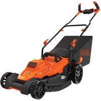 Lawn Mower with Comfort Grip Handle, Push Walk-Behind, Electric, 17" Cutting Width Superchem Industries