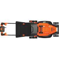 Lawn Mower with Comfort Grip Handle, Push Walk-Behind, Electric, 17" Cutting Width Superchem Industries