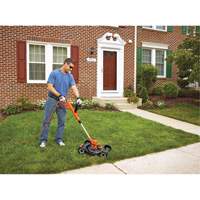 3-in-1 Compact Mower, Push Walk-Behind, Electric, 12" Cutting Width Superchem Industries