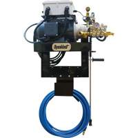575V Wall Mounted Hot & Cold Water Pressure Washer, Electric, 1900 PSI, 4 GPM Superchem Industries