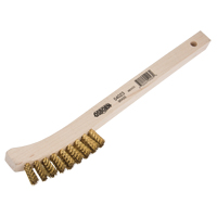 Petites brosses de nettoyage, Laiton, 2 x 9 rangs de fils, Longueur 8-5/8 Superchem Industries