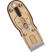 Grattoirs &agrave; lame de rasoir ergonomique, Lame Acier au carbone, Largeur 1-1/2", Manche Caoutchouc Superchem Industries
