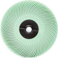 Scotch-Brite Radial Bristle Disc, Aluminum Oxide, 1 Micron Grit, 3" Dia. Superchem Industries