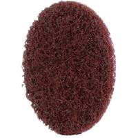 Disque de conditionnement de surface Roloc Scotch-Brite, 1" dia., Grain Moyen, Oxyde d'aluminium Superchem Industries