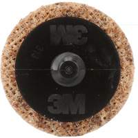 Disque de conditionnement de surface Roloc Scotch-Brite, 1-1/2" dia., Grain Cors&eacute;, Oxyde d'aluminium Superchem Industries