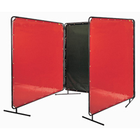 Welding Screen and Frame, Olive, 6' x 6' Superchem Industries