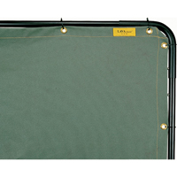 Lavashield Curtain, 68.5" x 68.5", Olive Superchem Industries