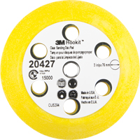 Hookit Clean Sanding Disc Pad Kit, 3" Dia. Superchem Industries