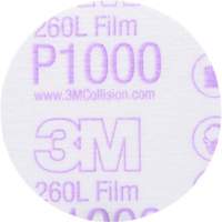 Gold Hookit Disc, 3" Dia., P1000 Grit, Aluminum Oxide, C-Weight Superchem Industries