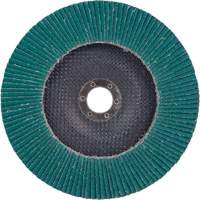 Disque &agrave; lamelles 577F, 7" x 5/8"-11, Type 27, Grain 36, Alumine de zirconium Superchem Industries