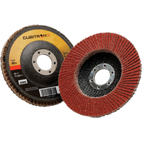 Cubitron II Flap Disc 967A, 4-1/2" x 7/8", Type 27, 40+ Grit, Ceramic Superchem Industries