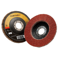 Cubitron II Flap Disc 967A, 4-1/2" x 7/8", Type 29, 40+ Grit, Ceramic Superchem Industries