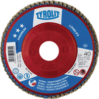 Long Life Flap Disc, 5" x 7/8", Type 27, 40 Grit, Zirconium Superchem Industries