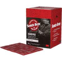 Scotch-Brite 7447 Hand Pads, Aluminum Oxide, 9" x 6", Very Fine Grit Superchem Industries