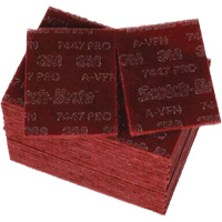 Scotch-Brite 7447 Hand Pads, Aluminum Oxide, 9" x 6", Very Fine Grit Superchem Industries