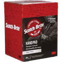 Scotch-Brite 7447 Hand Pads, Aluminum Oxide, 9" x 6", Very Fine Grit Superchem Industries