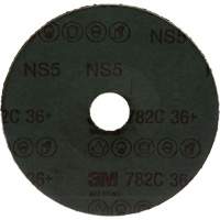 Disque en fibre 782C, Grain de c&eacute;ramique, 36+, 5" Dia x 7/8" Arbre Superchem Industries