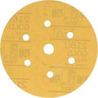 Disque de ponçage antipoussi&egrave;re Hookit, dia 6", Grain P240, Oxyde d'aluminium, Poids A Superchem Industries