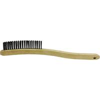 Brosse de nettoyage, Acier inoxydable, 3 x 19 rangs de fils, Longueur 13-11/16" Superchem Industries