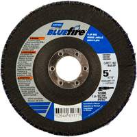 BlueFire Flap Disc, 5" x 7/8", Type 29, 36 Grit, Zirconia Alumina Superchem Industries