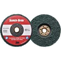 Scotch-Brite Clean & Strip XT Pro Extra Cut Disc, 4-1/2" Dia., Extra Coarse Grit, Aluminum Oxide Superchem Industries