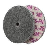 Meule unitaris&eacute;e EXL Scotch-Brite, 6" x 1/4", Arbre de 1/4", Grain de Fin, Oxyde d'aluminium/C&eacute;ramique/Zirconium Superchem Industries