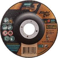 Quantum3 RightCut Cutting Wheel, 4-1/2" x 1/16", 7/8" Arbor, Type 27, Ceramic Alumina, 13580 RPM Superchem Industries