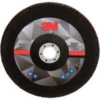 Disque &agrave; lamelles &agrave; changement rapide 769F, 7" x 5/8"-11, Type 27, Grain 40+, Oxyde d'aluminium/C&eacute;ramique Superchem Industries