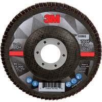 769F Quick Change Flap Disc, 4-1/2" x 7/8", Type 27, 80+ Grit, Ceramic Superchem Industries