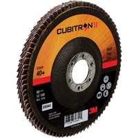 Cubitron II 969F Flap Disc, 5" x 7/8", Type 27, 40+ Grit, Ceramic Superchem Industries