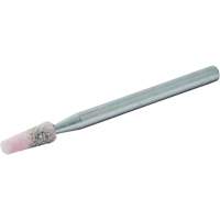 Vitrified Bond Mounted Point, B97, Aluminum Oxide, 1/8" Dia., 3/8" L, 80 Grit Superchem Industries