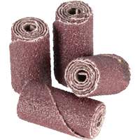 341D Sanding Cartridge Roll, 80 Grit, 1/2" Dia., Aluminum Oxide, 1" L, 1/8" Arbor Superchem Industries