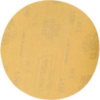 Disque de ponçage en papier H&L Gold Reserve A296 avec trous d'aspiration, dia 6", Grain 240, Oxyde d'aluminium, Poids C Superchem Industries