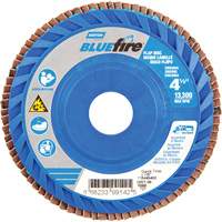 BlueFire&reg; Medium Grade Flap Disc, 4-1/2" x 7/8", Type 27, 60 Grit, Zirconia Alumina Superchem Industries