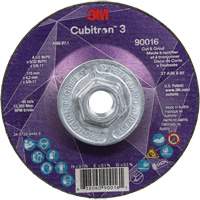 Cubitron 3 Cut & Grind Wheel, 4-1/2" x 5/32", 5/8"-11 Arbor, Type T27, 36+ Grit, Ceramic Superchem Industries