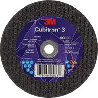 Meule &agrave; tronçonner Cubitron 3, 4" x 0,035", Arbre de 3/8", Type T1, C&eacute;ramique, 21000 Tr/min Superchem Industries