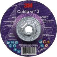 Cubitron 3 Cut-Off Wheel, 4-1/2" x 0.09", 5/8"-11 Arbor, Type T27, Ceramic, 13300 RPM Superchem Industries