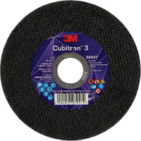 Disque de coupe Cubitron 3, 5" x 9/32", Arbre de 3/8", Type 41 Superchem Industries