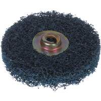 Quick Change Buff and Blend HS Disc, 2" Dia., Medium Grit, Aluminum Oxide Superchem Industries